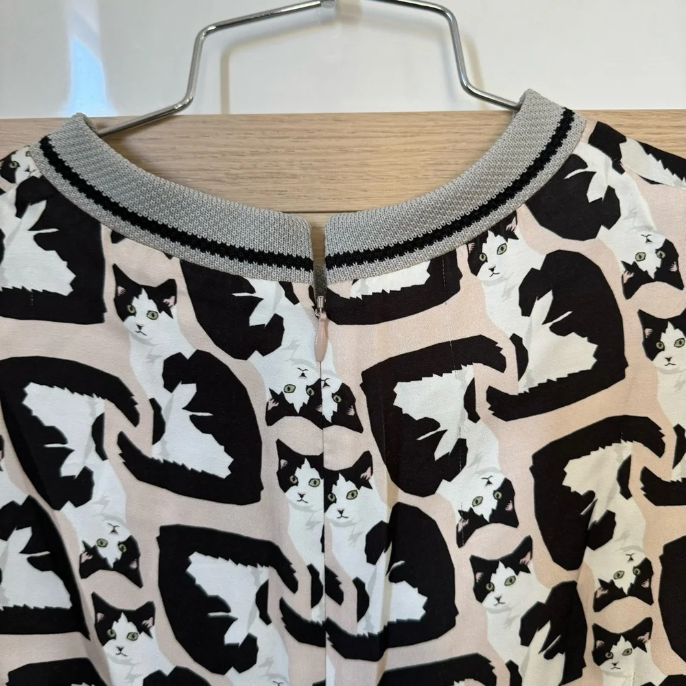 Paul & Joe Sister Bambina Cat Print Dress - Picture 12 of 14